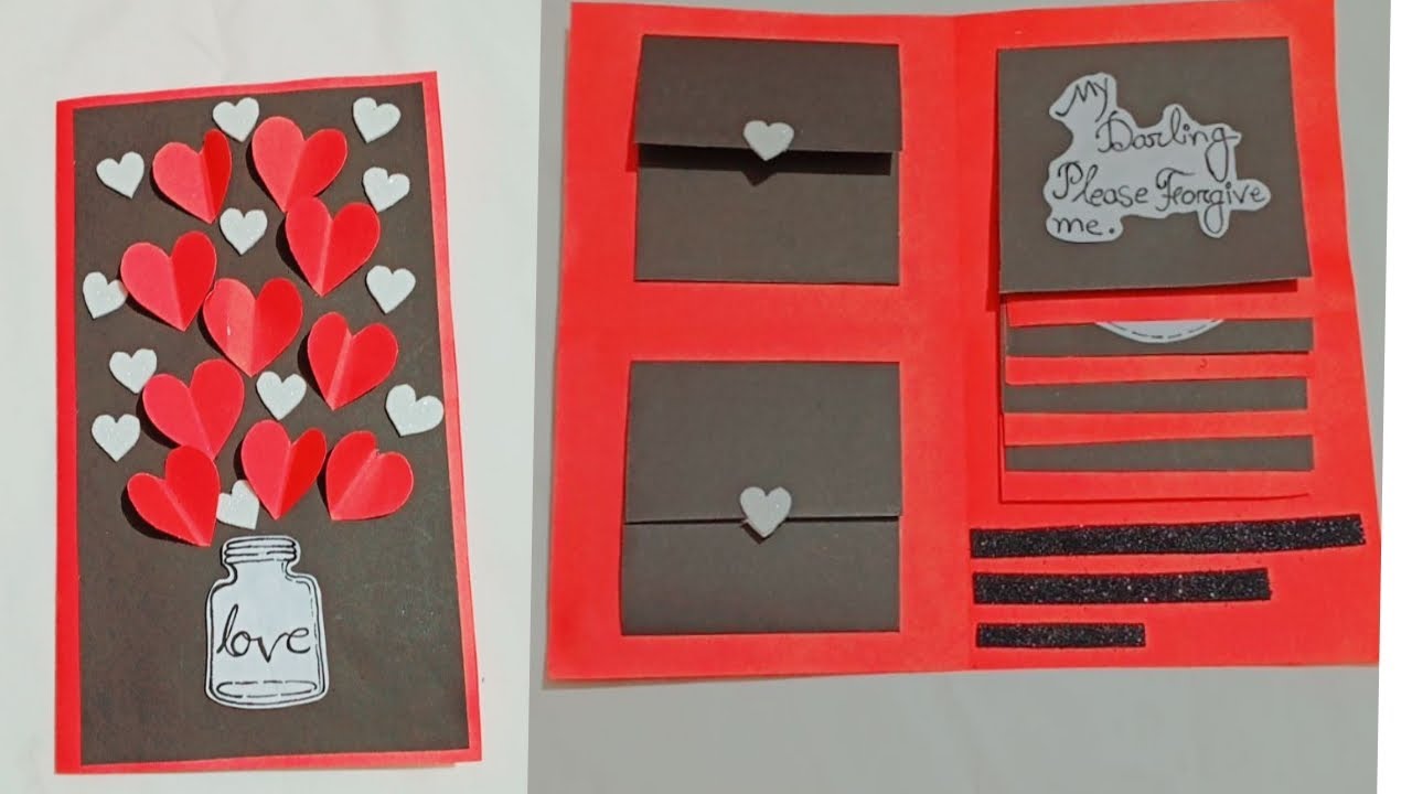 Sorry card for your girlfriend|easy card ideas|best sorry card|