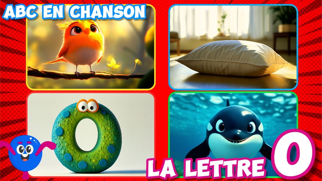 Chanson de la Lettre O - l'Orange et l'Ours 🍊🐻 #AlphabetEnfants  #abc