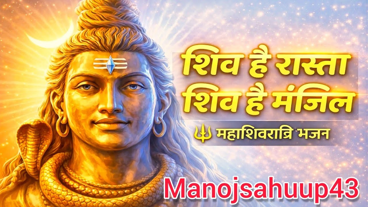 शिव है रास्ता शिव है मंजिल | Mahadev Bhajan 2026 | Shiv Bhakti Song | Manojsahuup43