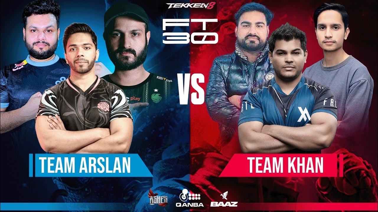 Team Arslan Ash vs. Team Fate Khan: FT30 3vs.3 TEKKEN 8 TEAM BATTLE