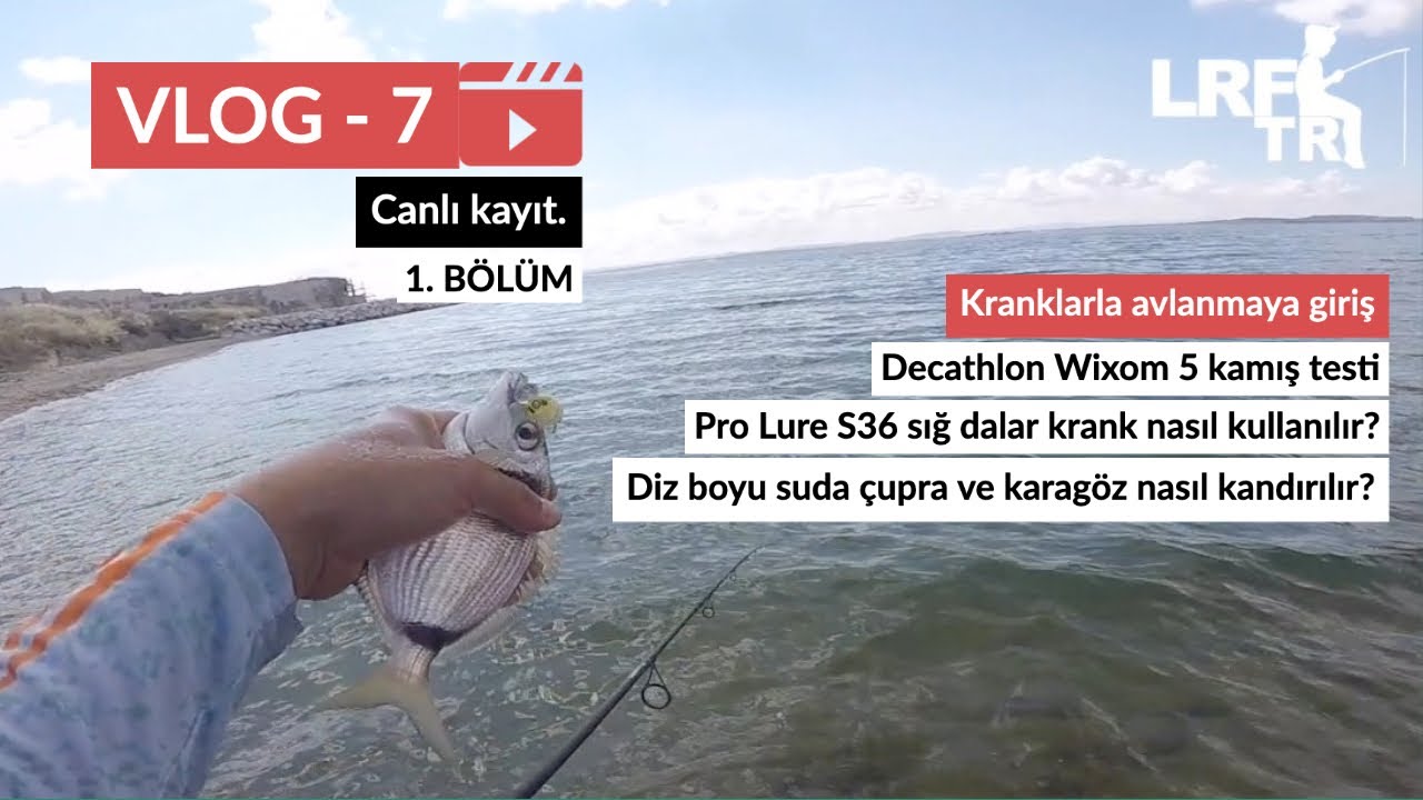 LRF ile Karagöz Nasıl Avlanır? Kranklarla Avlanmaya Giriş - Bölüm 1 Sargos Nasıl Avlanır?