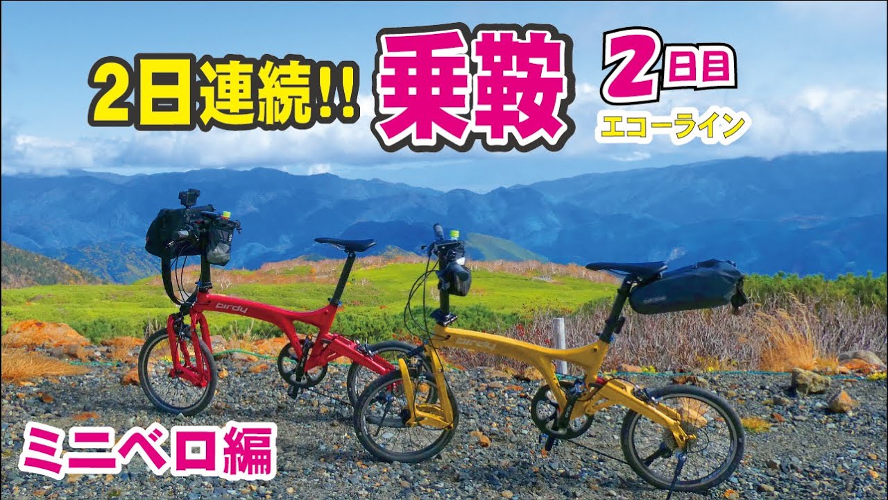 [ミニベロ][4K]乗鞍！2Days（２日目）ミニベロでエコーライン　ロードバイクとミニベロで二日連続の乗鞍ヒルクライムをしてきました。