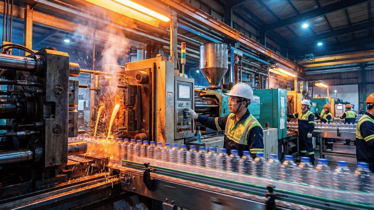 From Molten Plastic to Bottle in Seconds! Factory Secrets Revealed
