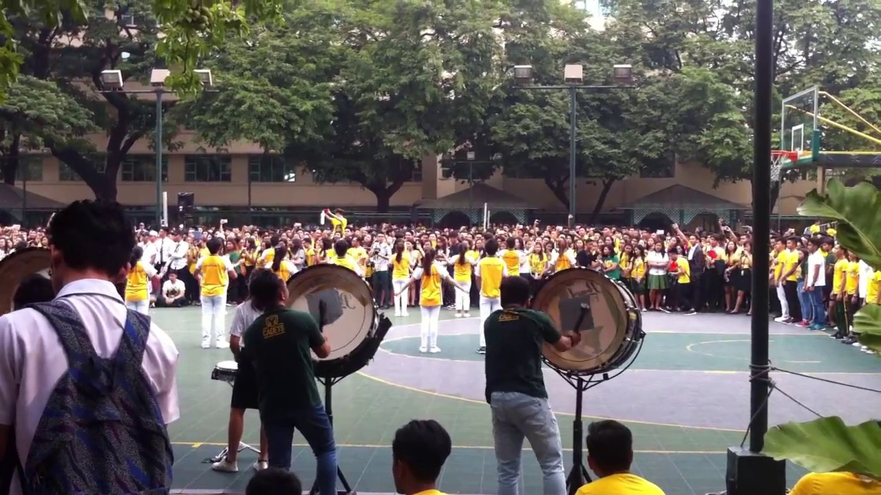 Intense Team FEU Pep Squad And Athletes' Display Of Bravery