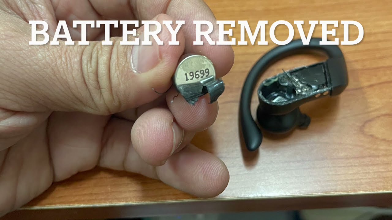 How to replace battery of powerbeats pro headphone JB HOMETECH
