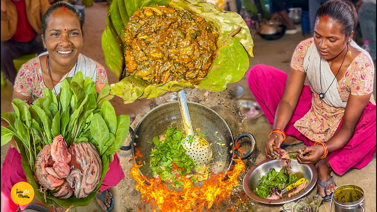 Adivasi Wala Palak Fish Oil Recipe In Ranchi l Ranchi Street Food