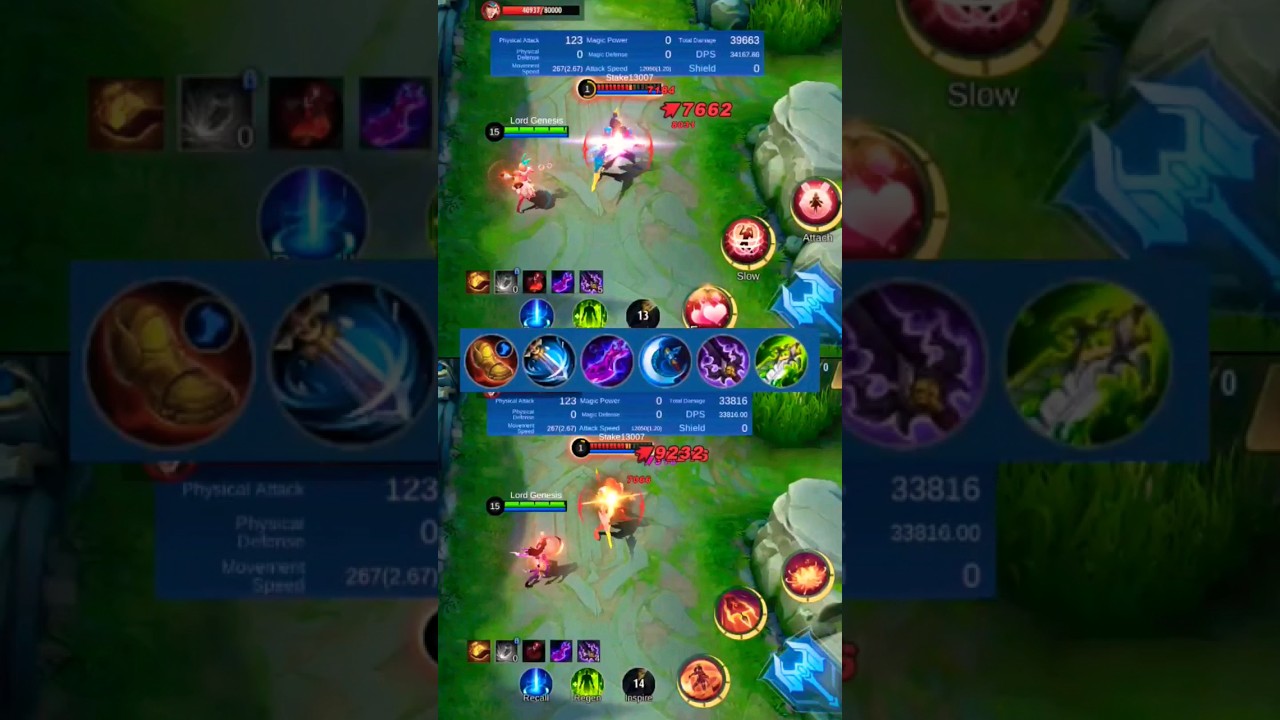 Angela vs Hanabi Crit Build Shocking Results MLBB 😲 😯  