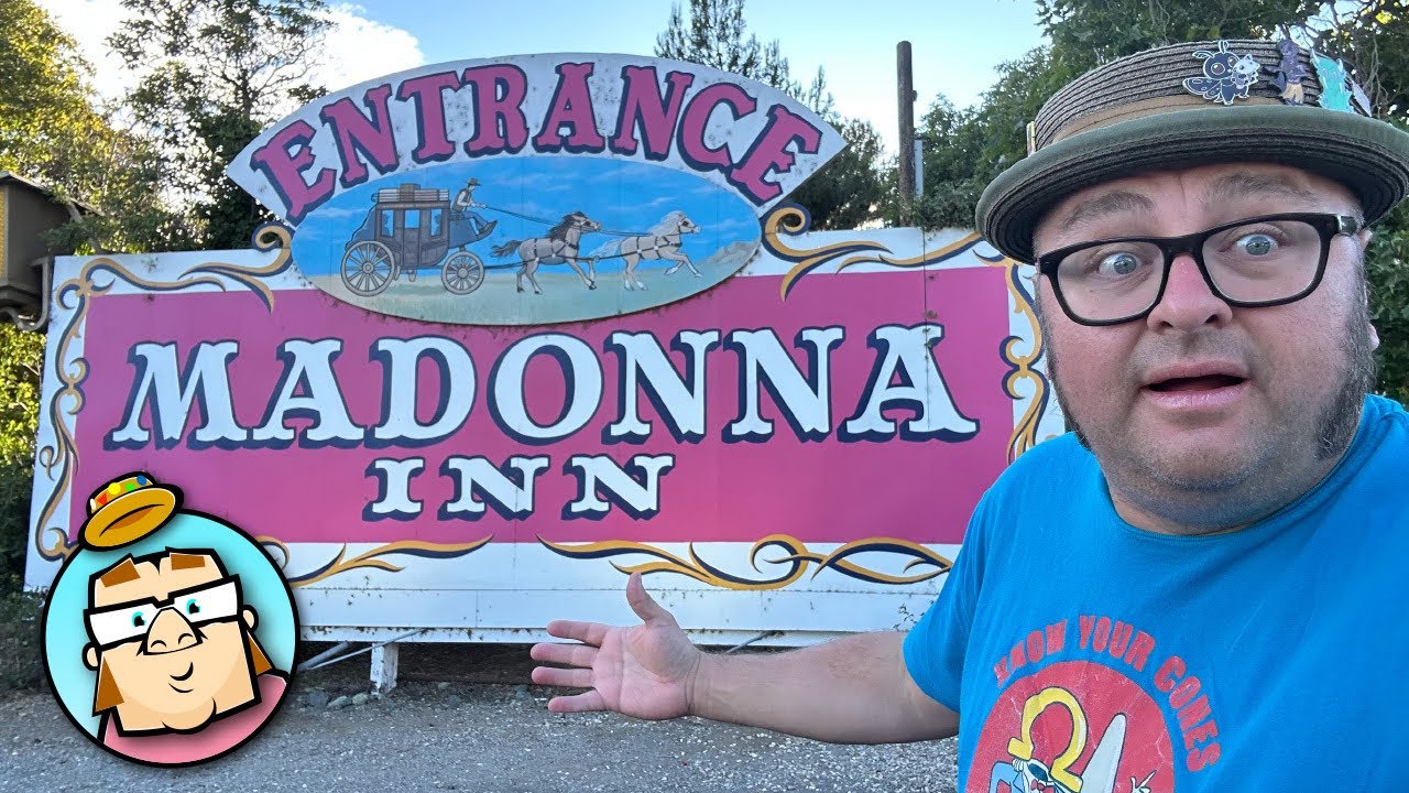 Staying Madonna Inn - Egyptian Sphynx Found in California Desert - Dutch Capitol of USA - Solvang