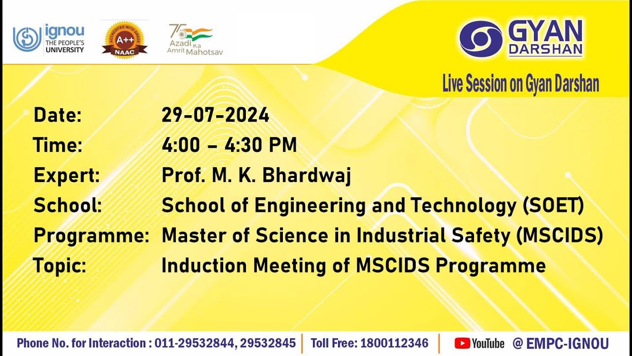 Induction Meeting of MSCIDS Programme
