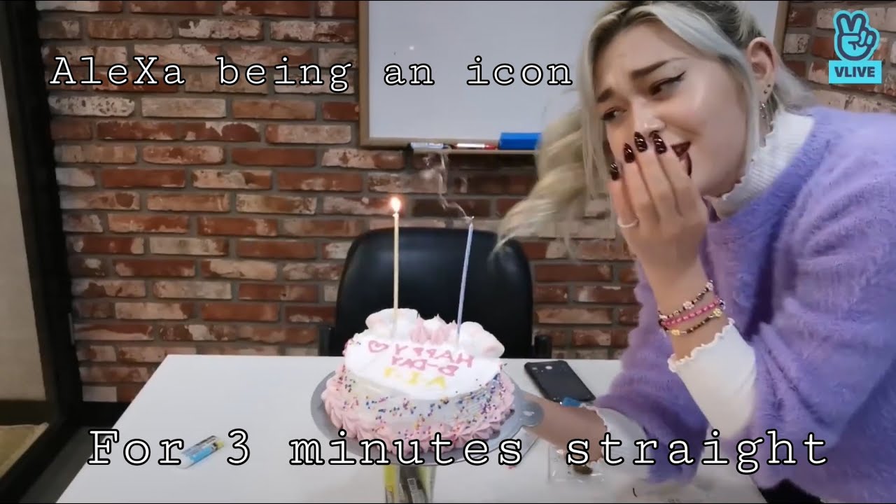 AleXa Being An Icon On Vlive For 3 Minutes Straight - January 2021