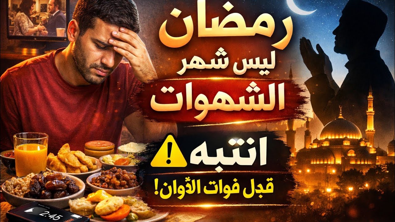 أخطر خطأ نرتكبه في رمضان (انتبه قبل فوات الأوان!)