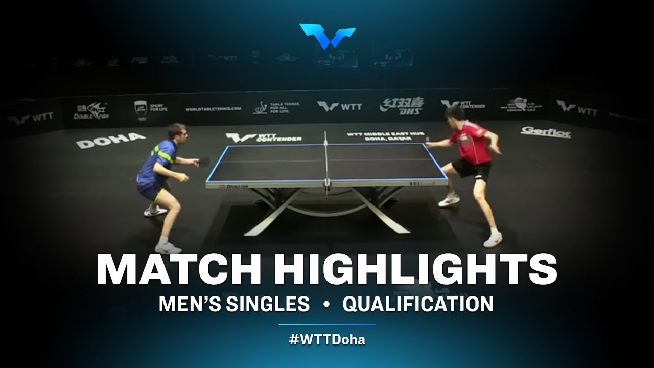 Vladimir Sidorenko vs Andreas Levenko | WTT Contender Doha 2021 | Men's Singles | QUAL Highlights