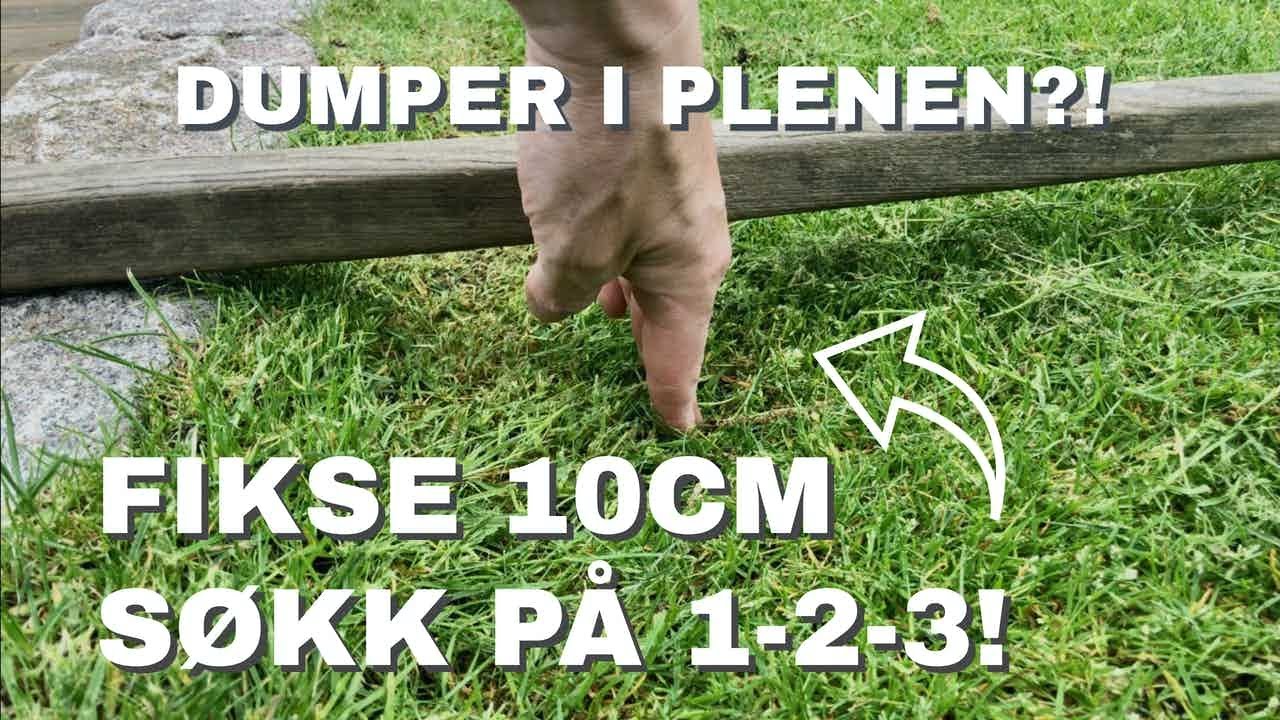 Lei kantklipp av plen... Fikser STORT søkk i plen!