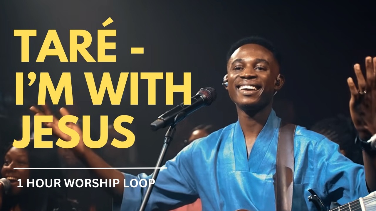 TARE - I'M WITH JESUS by Kaestrings | 1 Hour Worship Loop | English and French Subtitle
