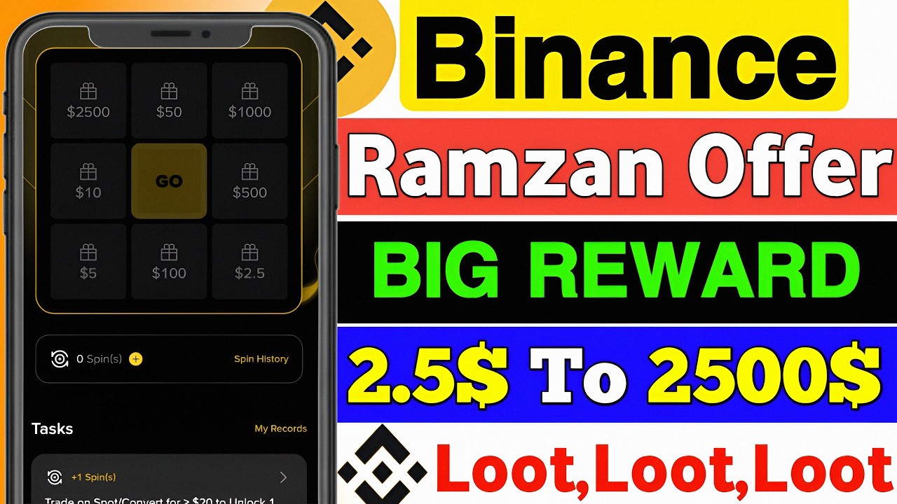 Binance 2.5$ To 2500$ Ramzan Offer || Binance New Offer Today || Binance Ramadan Riddle Rush