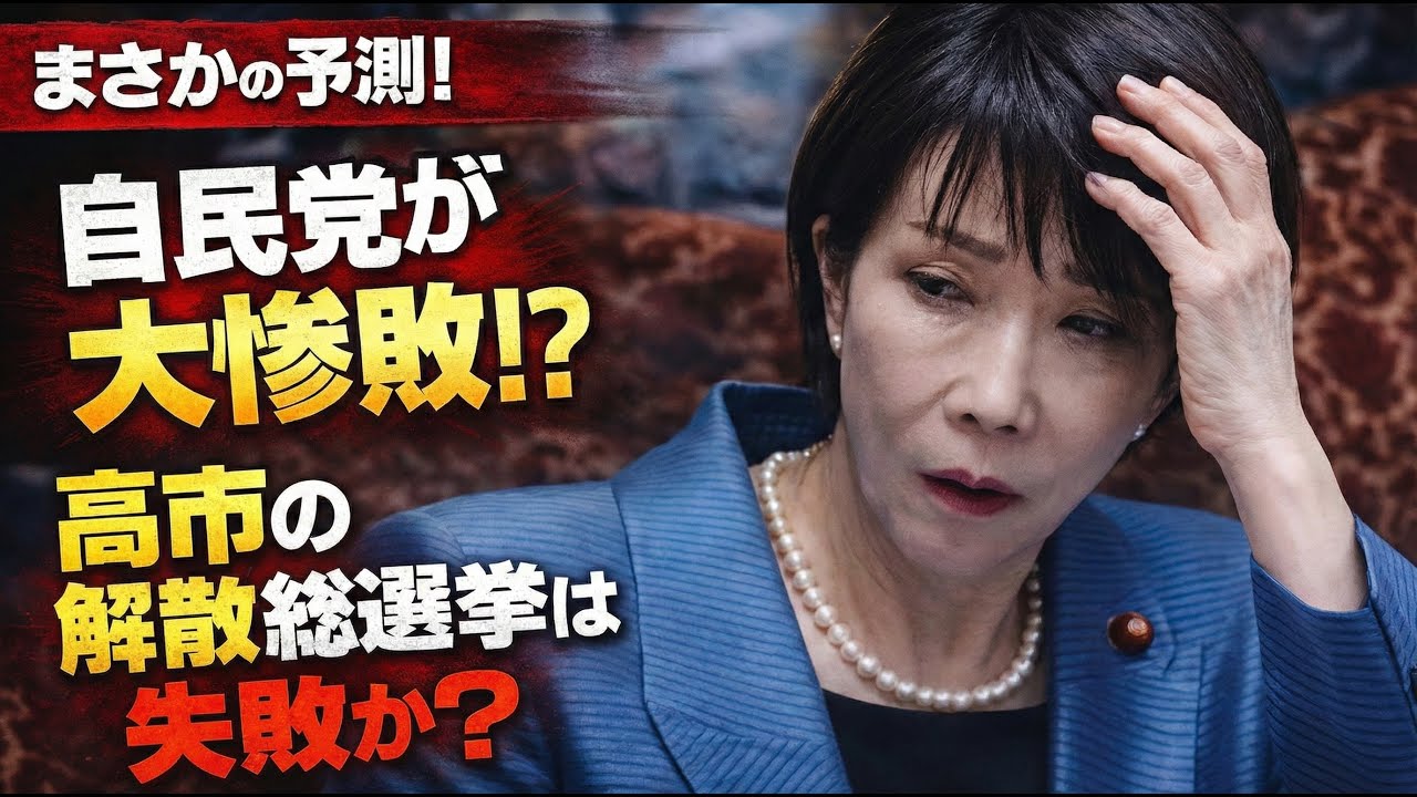 高市自民党が大惨敗の予想！立公新党で衆院選楽勝予測が瓦解。ジャーナリスト今井一さん・元博報堂作家本間龍さんと一月万冊