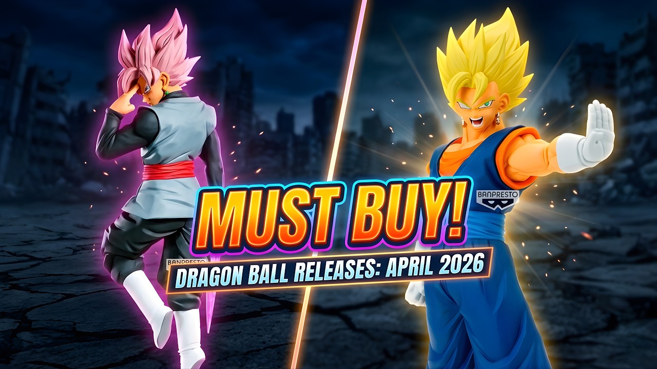 Все новые фигурки по Dragon Ball, которые выйдут в апреле 2026 года.
