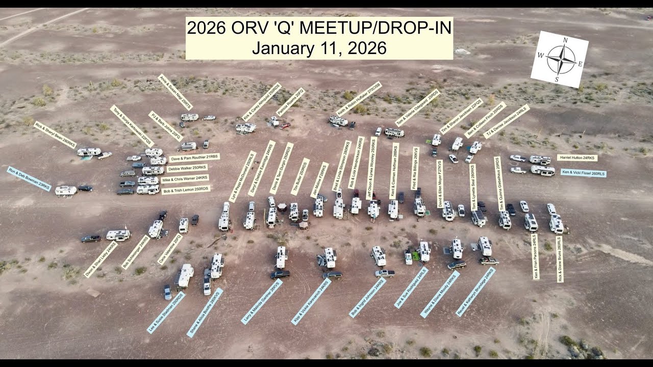 2026 January Quartzsite Trip