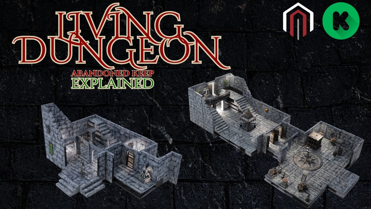 How does the Living Dungeon - Abandoned Keep work?