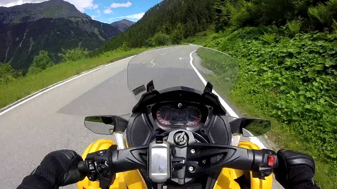 Silvretta Hochalpenstraße / Bielerhöhe mit CAN AM SPYDER ST-S
