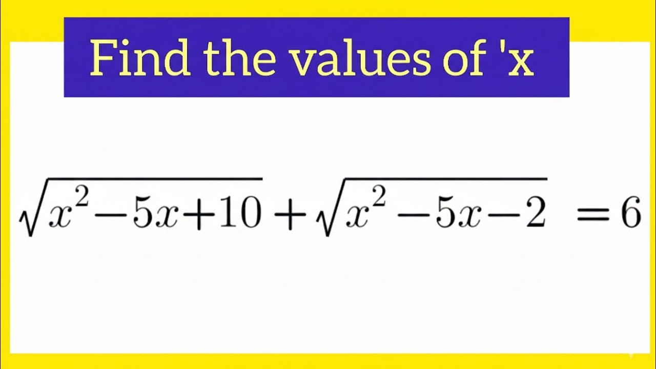 How to Solve This Radical Equation! 🧠