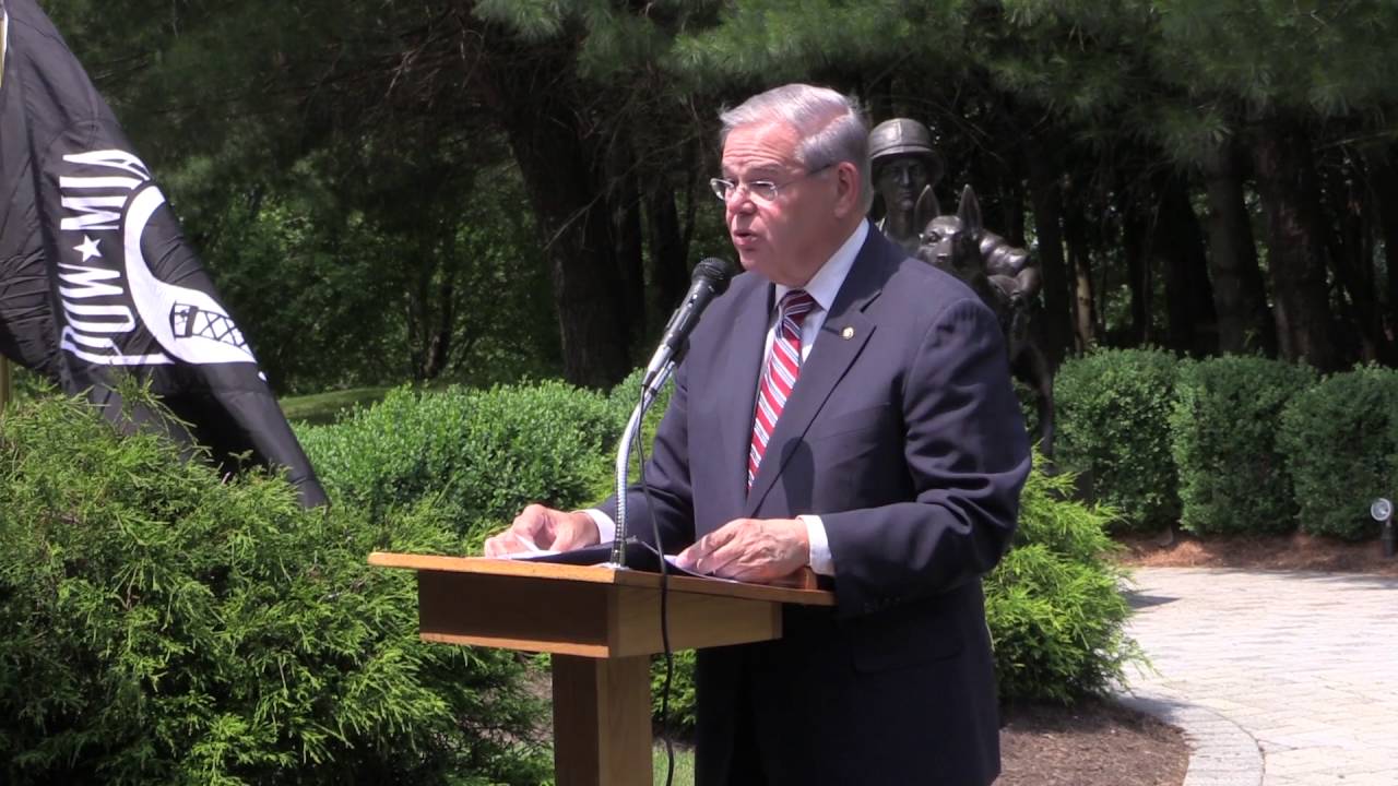 Menendez Salutes Military Working Dogs and their Handlers