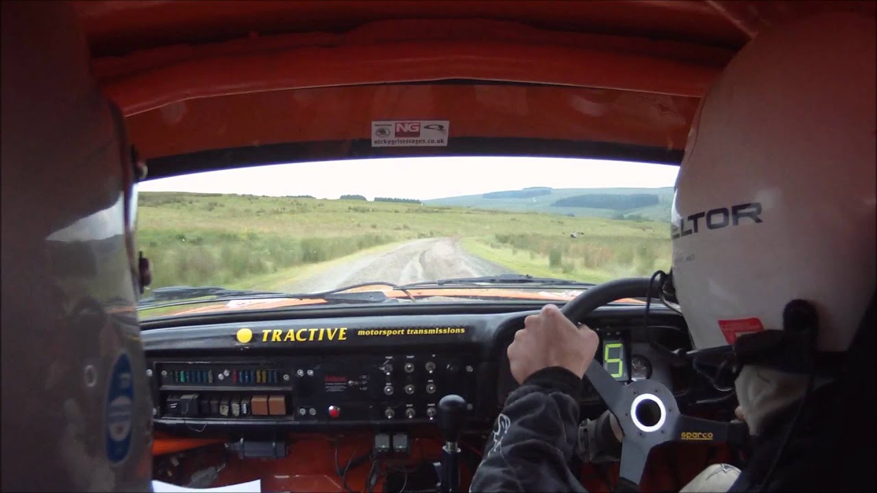 Nicky Grist Stages 2012 Joe Price and Chris Brooks Stage 4 Ford Escort MkII