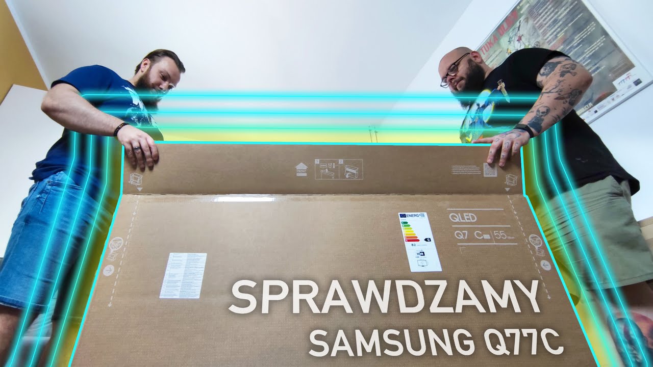 Samsung Q77C - pierwsze wrażenia i konfiguracja telewizora