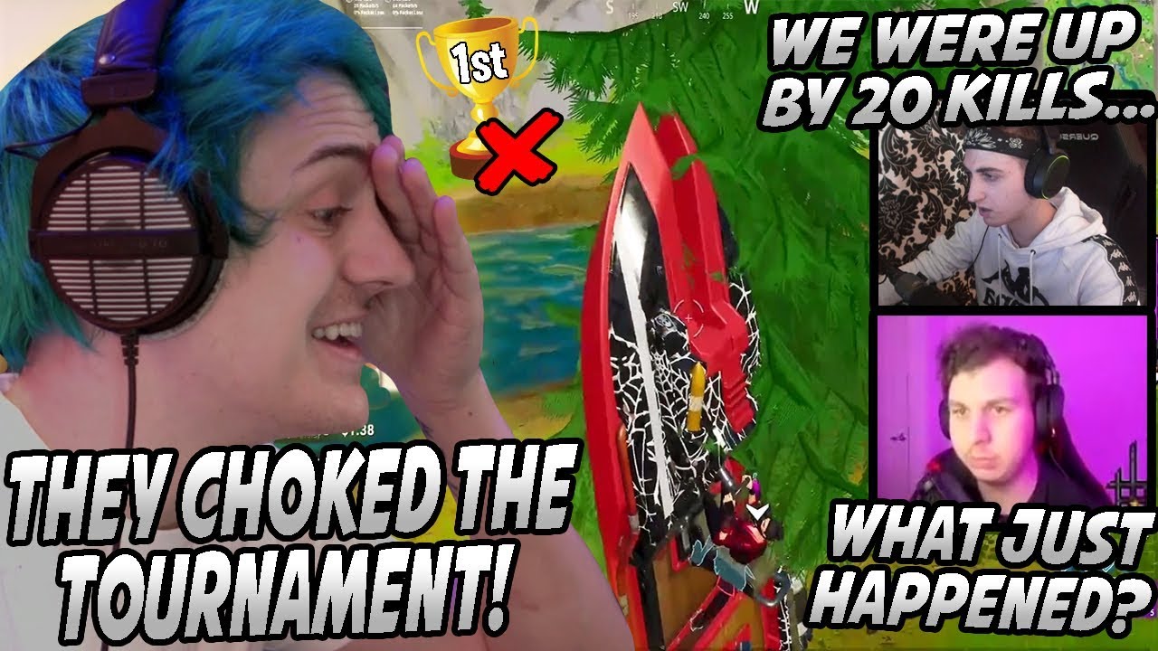 Ninja FREAKS OUT After Watching The BIGGEST CHOKE He Has EVER Seen In A Fortnite Tournament!