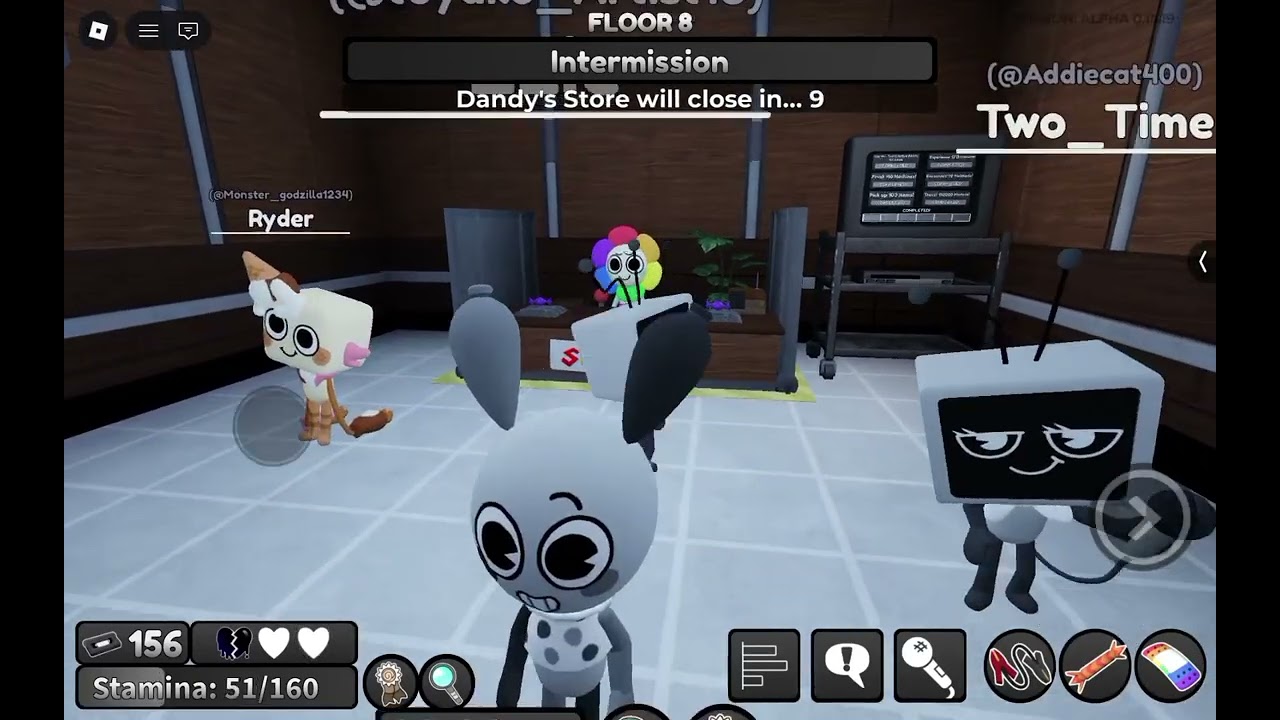 Playing dandy's world 