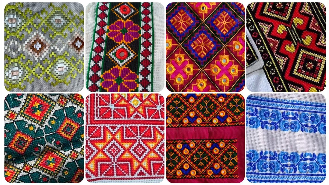 الگوهای تازه و مقبول گراف و خامک fresh patterns of graph and khaamak embroidery