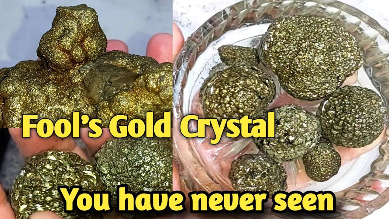 How to clean fool's gold | Pyrite Crystal Cleaning and Washing | iron pyrite crystal