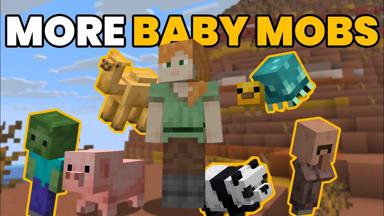 50 НОВЫХ МОБОВ-МЛАДЕНЦЕВ, КОТОРЫХ МОЖНО ДОБАВИТЬ В Minecraft 26.1! Демонстрация концепций!