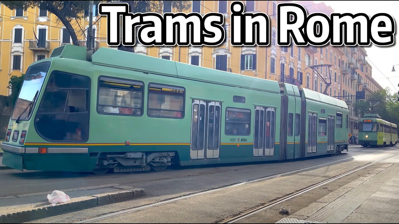 ⁴ᴷ⁶⁰ Exploring Rome's Tram System