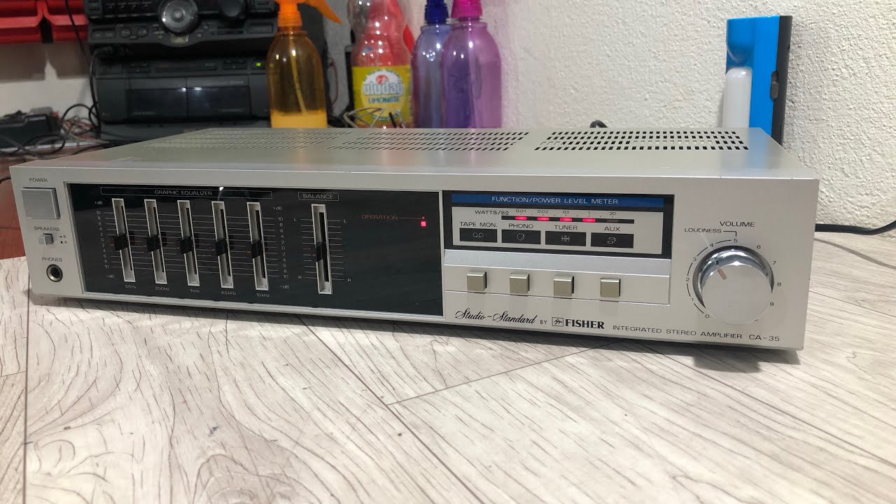 FISHER CA-35 amfi amplifier PART 1  /  BÖLÜM 1 repair maintenance