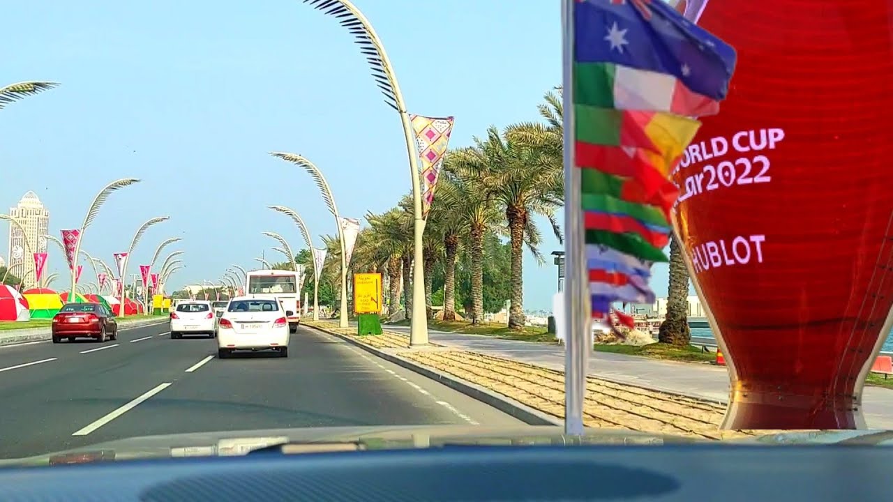 DOHA QATAR morning drive in the corniche || FIFA WORLD CUP 2022 || kuya Roger vlog