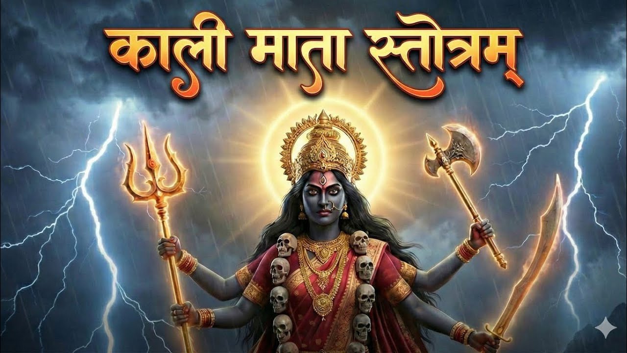 Kali Mata Stotram | श्री महाकाली स्तोत्र | #video #bhkti #kali #mata #stotram #amritvani #10kviews 