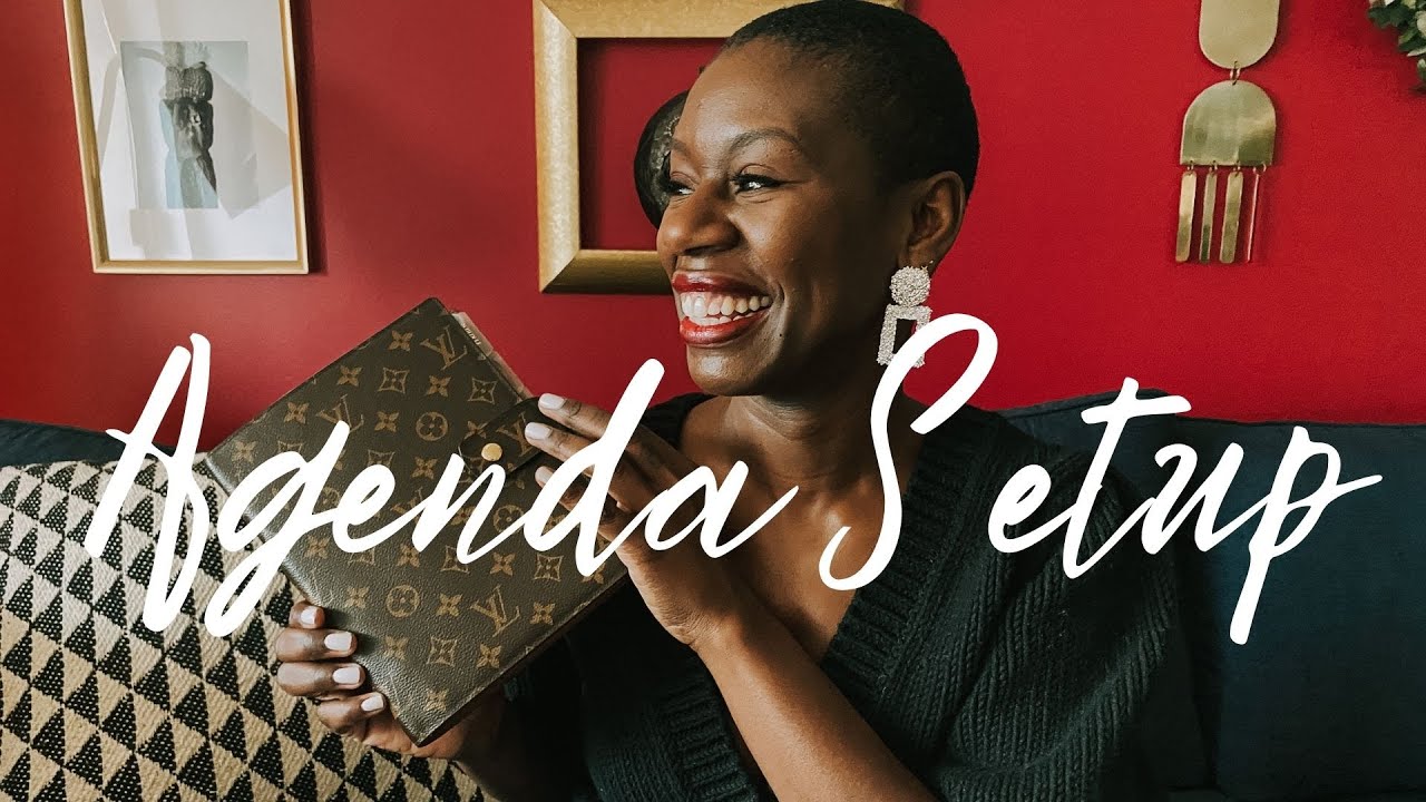 Louis Vuitton Agenda Setup 2022 |  Cloth & Paper Inserts and Supplies