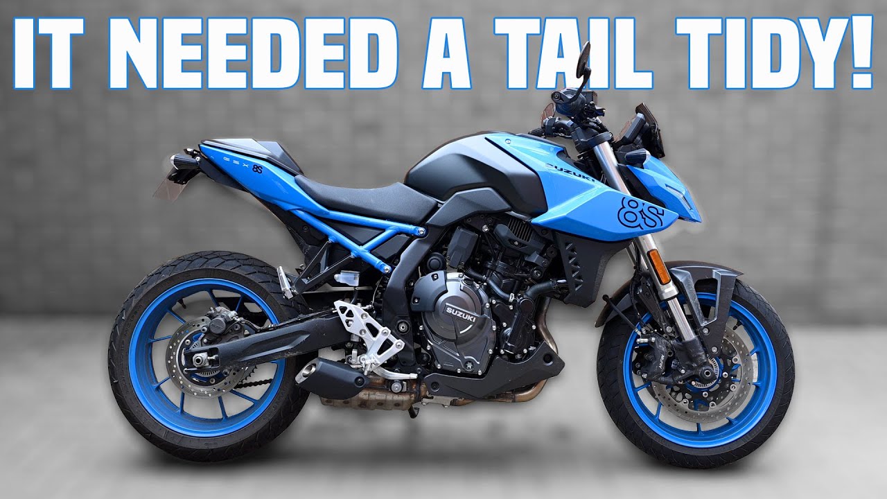 Fitting a Tail Tidy to the Suzuki GSX-8s - MG Biketec