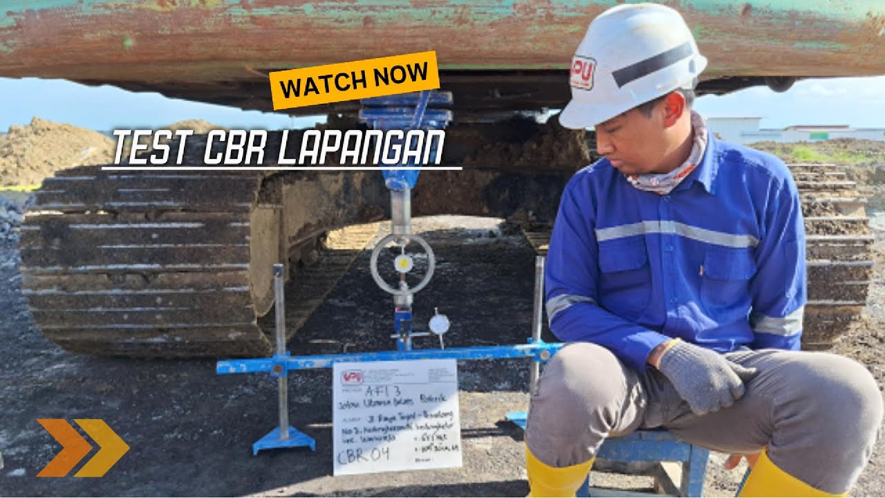 Pengujian Daya Dukung Tanah Dengan Alat Uji CBR Lapangan #cbrtesting #mekanikatanah #proyek