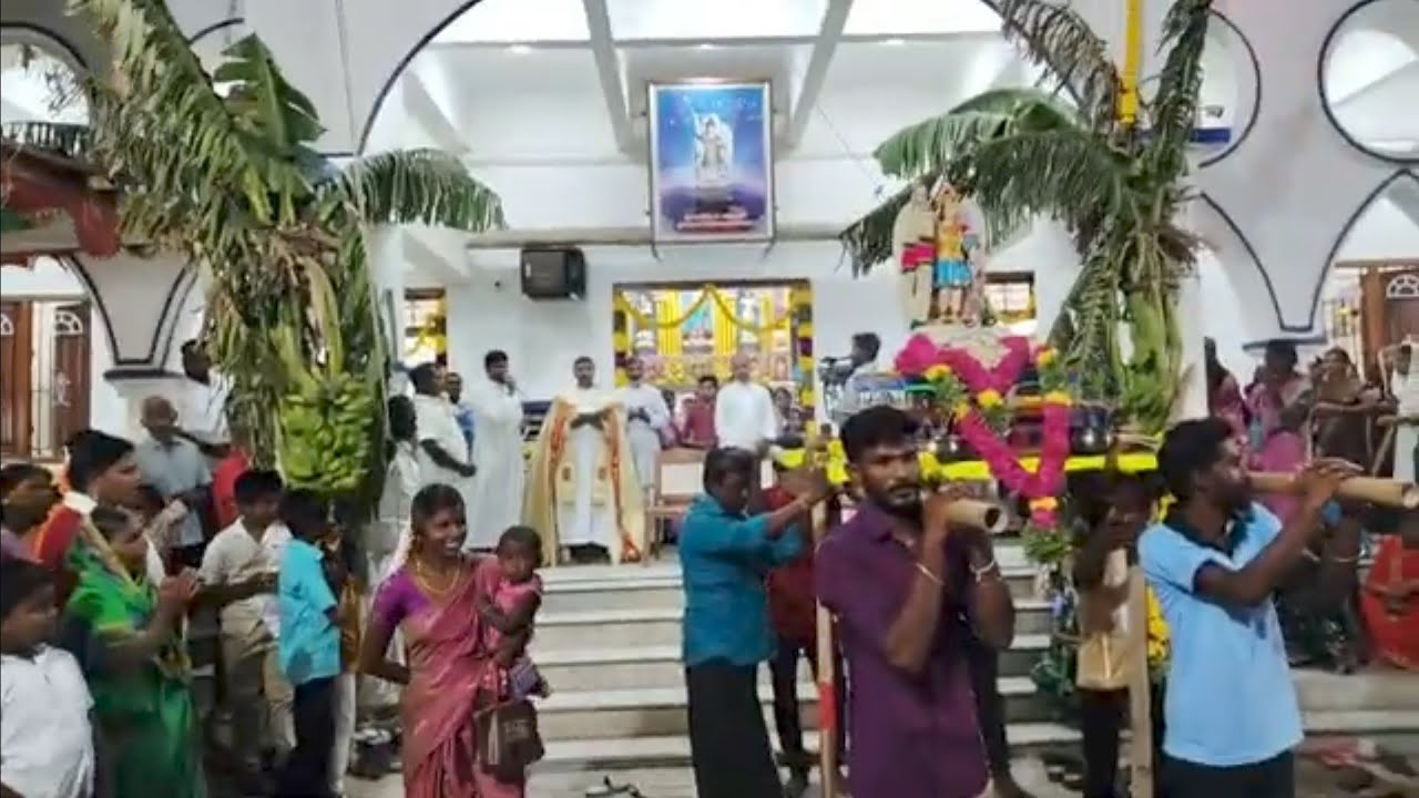 எட்டுநாயக்கன்பட்டி புனிதமிக்கேல்அதிதூதர் கொடியேற்றதிருவிழா,அருட்திருFr கில்பர்ட் அவர்களின்பிரசங்கம்