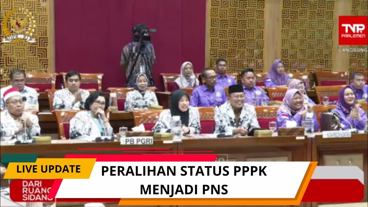 🔴LIVE UPDATE - PERALIHAN STATUS PPPK MENJADI PNS