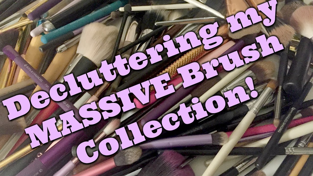 LIVE CHAT: Decluttering my HUGE Brush Collection! | Jen Luvs Reviews