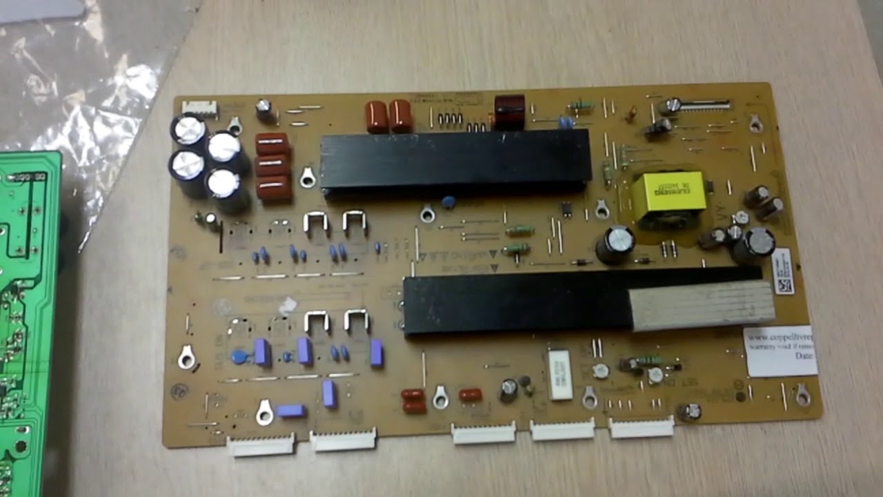 Troubleshoot and repair LG 60PB6650-UA no image, failed EBR77185601