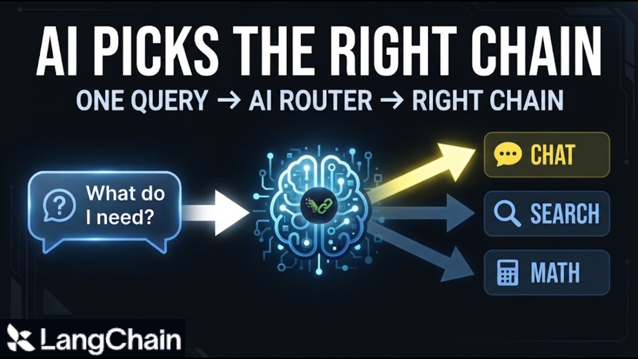 #54. LangChain Router Chain Explained | Route Queries to the Right Chain