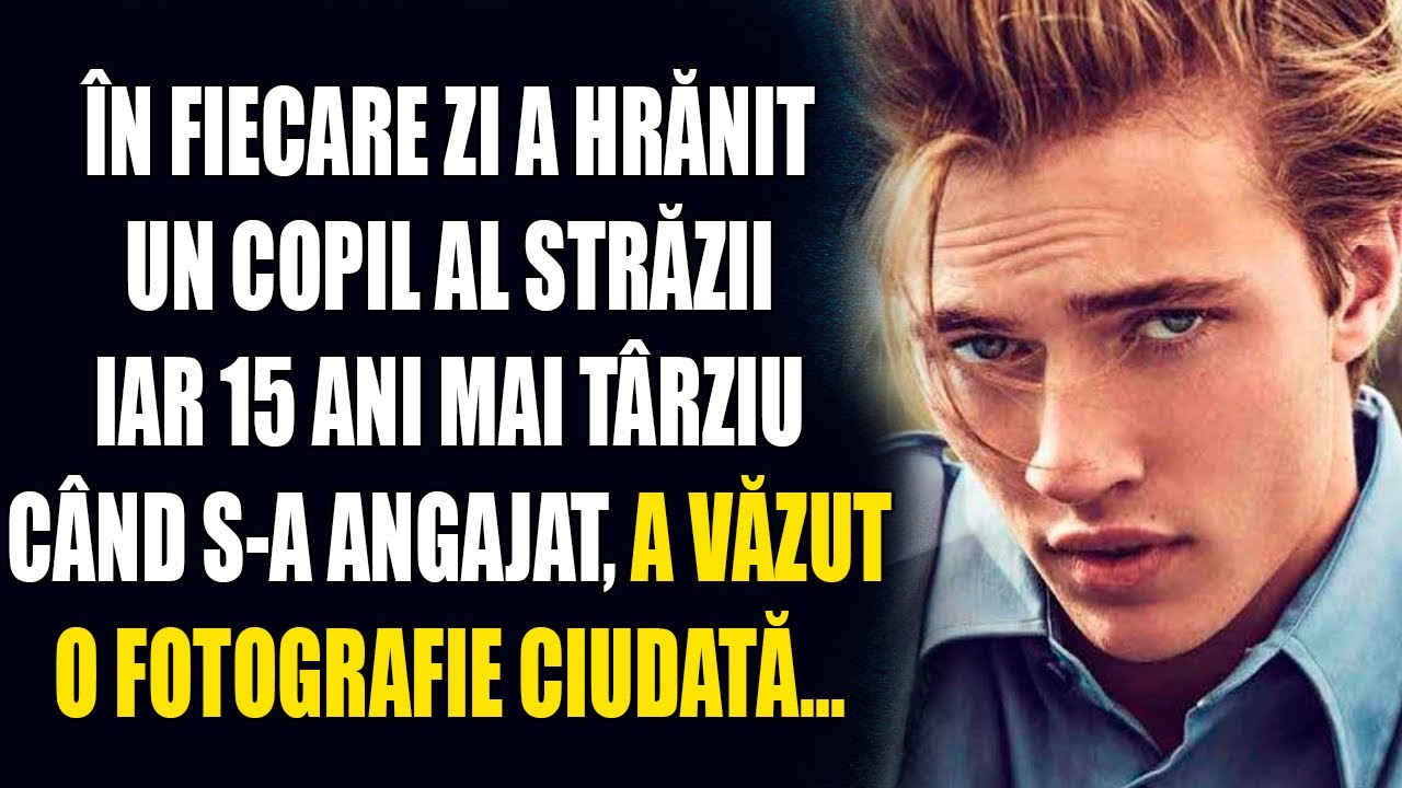 În fiecare zi a hrănit un copil al străzii, iar 15 ani mai târziu, când s-a angajat, a văzut...