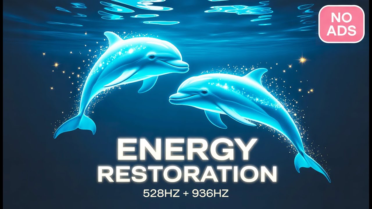 Energy Restoration   936Hz Pineal Gland Activator & Dolphin Healing 528Hz