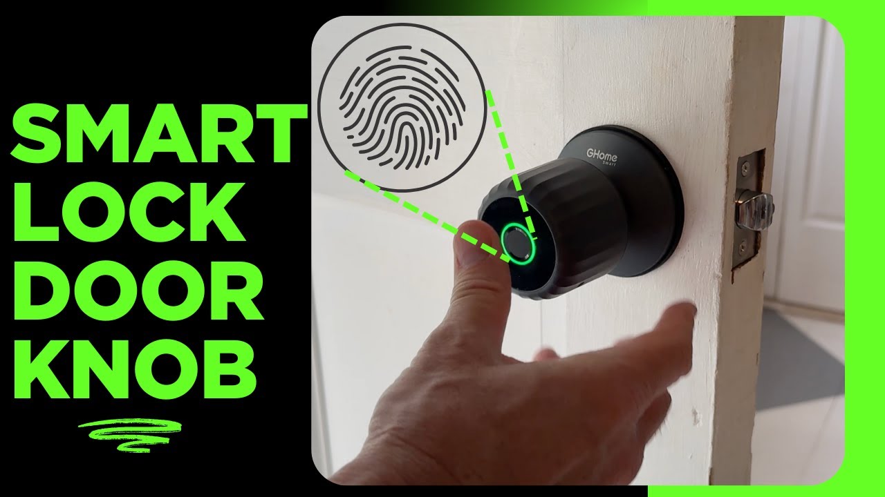 I Installed this Smart Door Knob Lock by GHome and Its Functionality Is Super! 