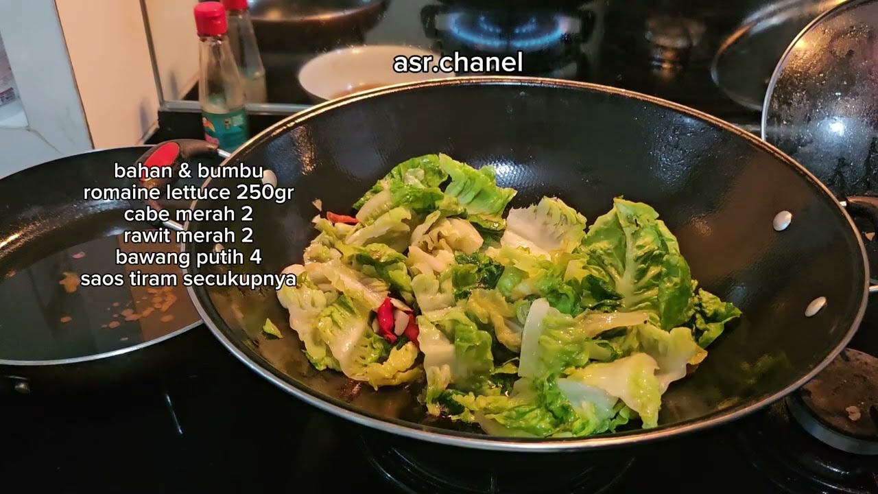 Tumis Romaine Lettuce Cukup 2 Menit Buat Sahur