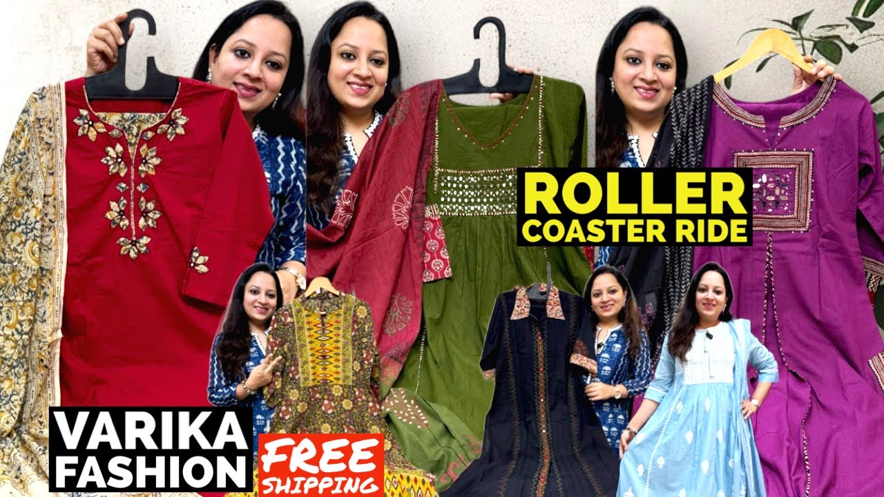 Varika Fashion Brings You Pure Dabu Print Cotton Kurtis, Dresses & 3 Piece Suits and Smart Anarkalis
